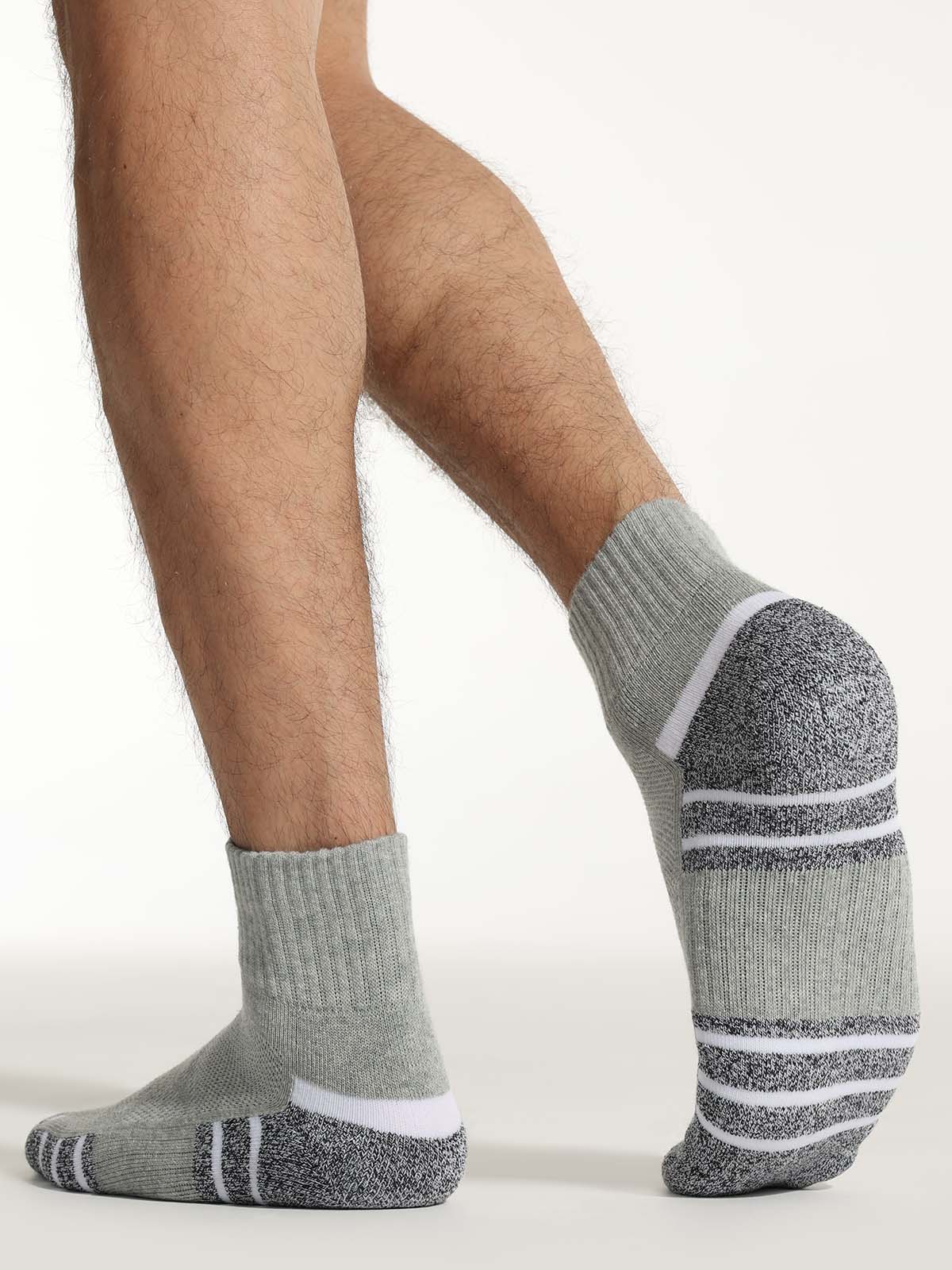 Men's Athletic Cushioned Crew Socks