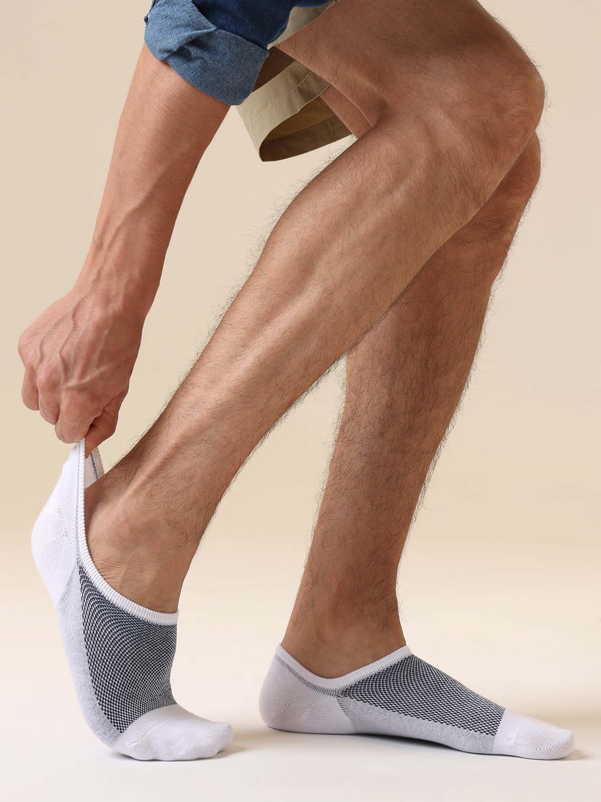 Men's No Show Everyday Colorful Socks