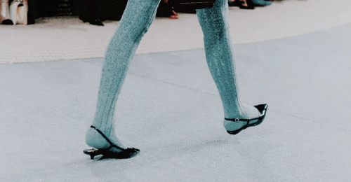 Fashion Socks in Chanel's Fall/Winter 2022 