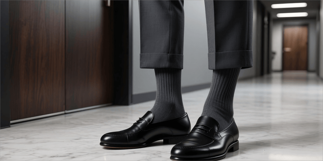 Elevate Your Style with Men’s Dress Mid-Calf Socks