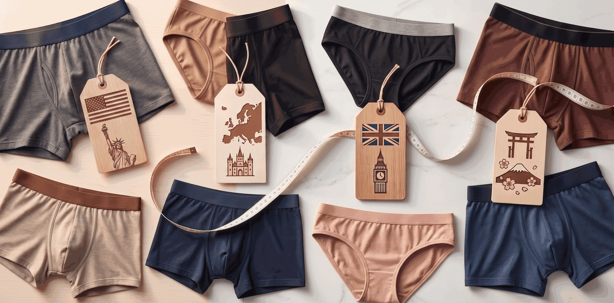 The Global Panties &amp; Briefs Size Conversion Guide: US, EU, UK &amp; JP Charts (2026)