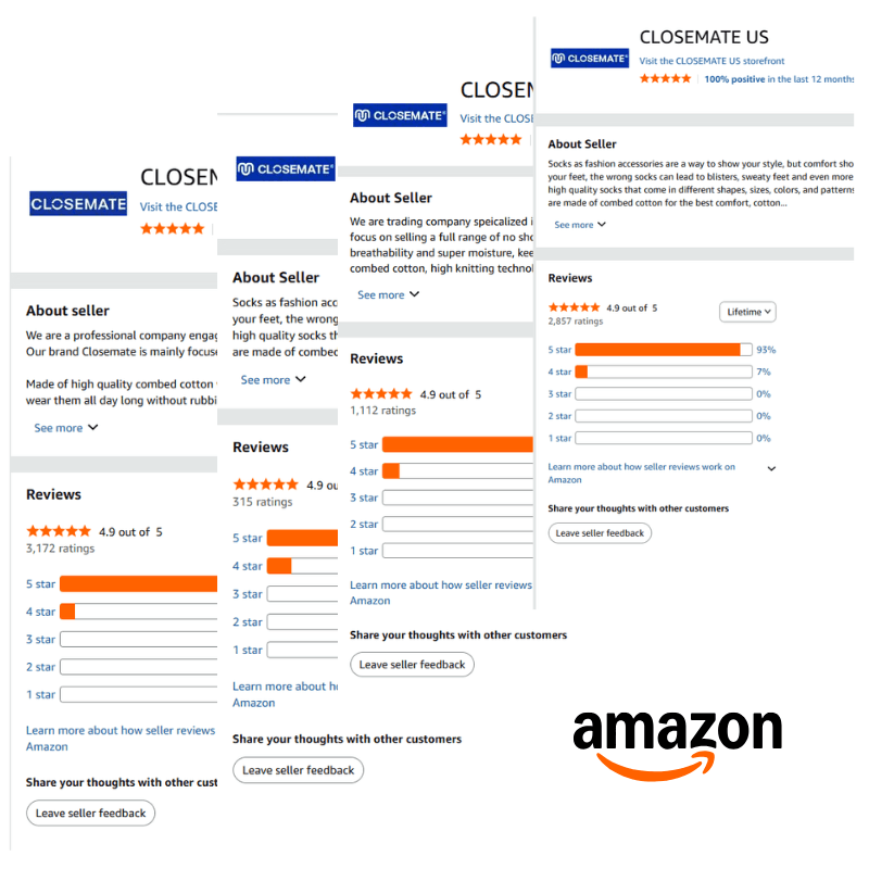 CLOSEMATE Amazon customer evidence