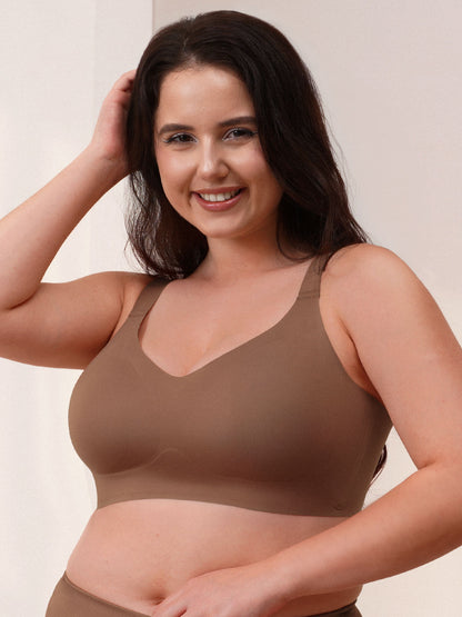 Everyday Wireless Seamless Bra Brown
