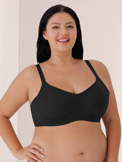 Everyday Wireless Seamless Bra Black