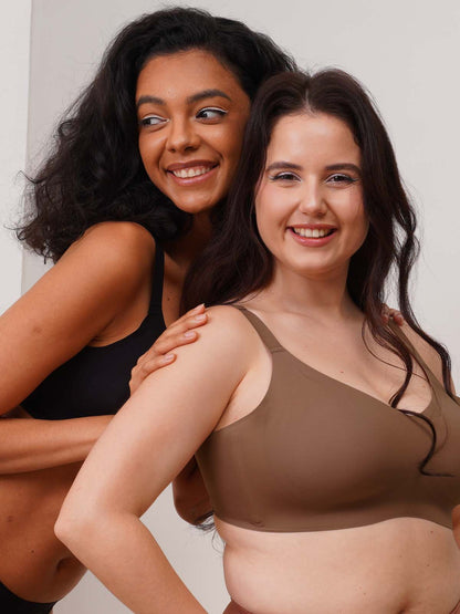 Everyday Wireless Seamless Bra Brown