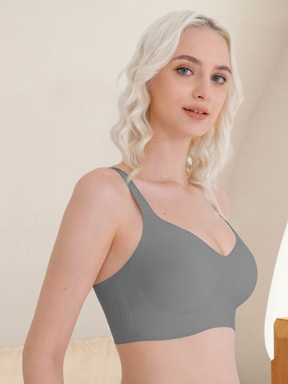 Everyday Wireless Seamless Bra Grey