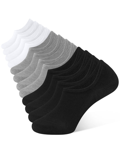 Unisex Everyday Colorful No Show Socks