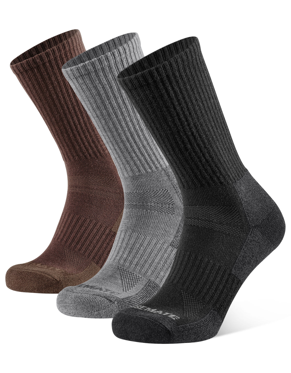 Men's Wool Thermal Outdoor Hiking Mid-Calf Socks