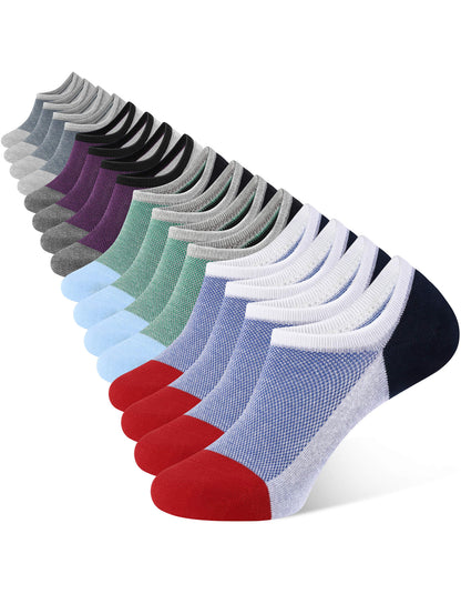 Unisex Everyday Colorful No Show Socks
