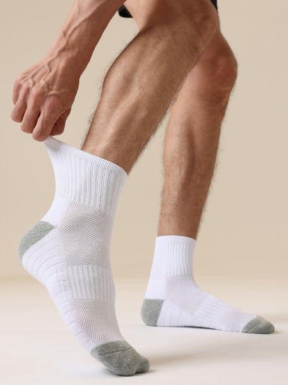 Unisex Athletic Cushioned Crew Socks