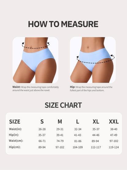 Women's Bamboo-Soft Seamless Comfort Panties