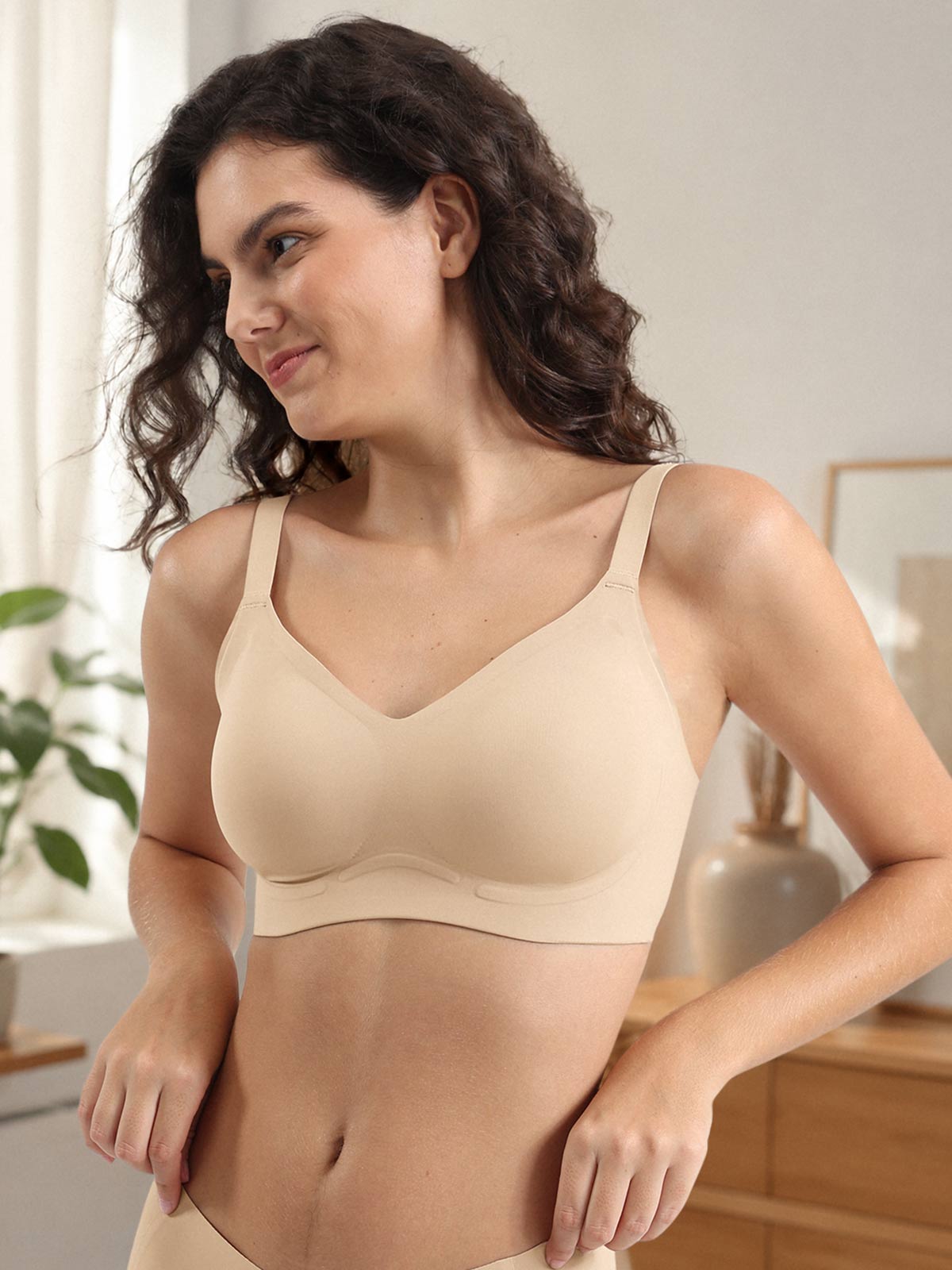 Upgraded Wireless Seamless Support Bra