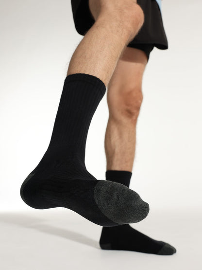 Men's Athletic Cushioned Mid-Calf Socks