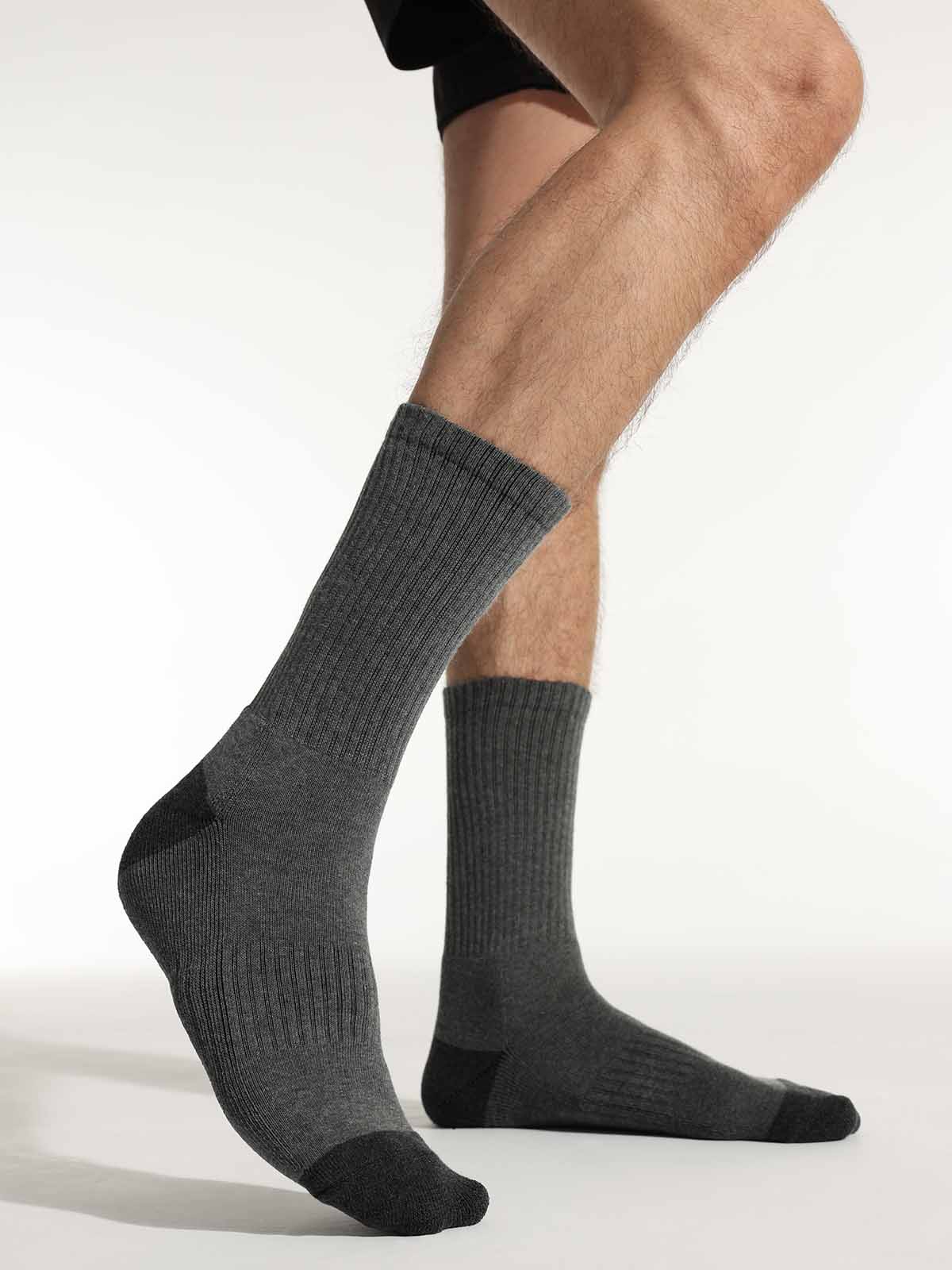 Athletic Cushioned Mid Calf Socks