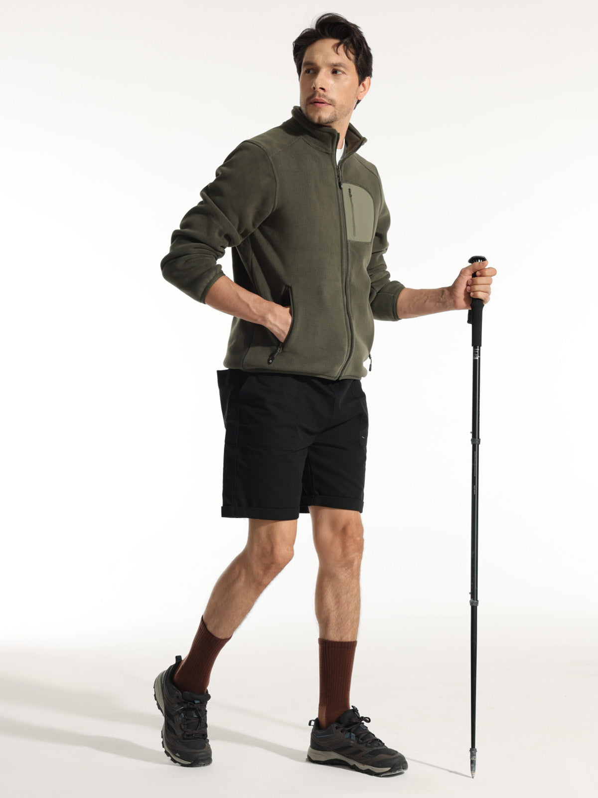 Men's Wool Thermal Outdoor Hiking Mid-Calf Socks