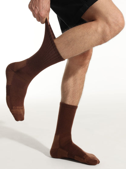 Men's Wool Thermal Outdoor Hiking Mid-Calf Socks