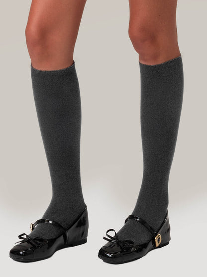 Women's Knee-High Cotton Casual Socks