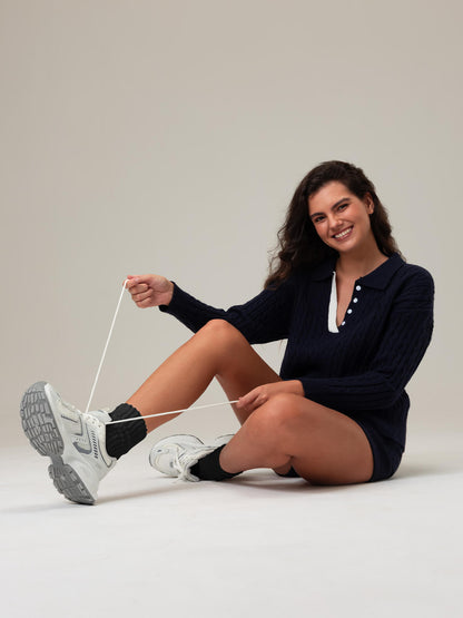 Women's Mid-Calf Cotton Casual Slouchy Socks