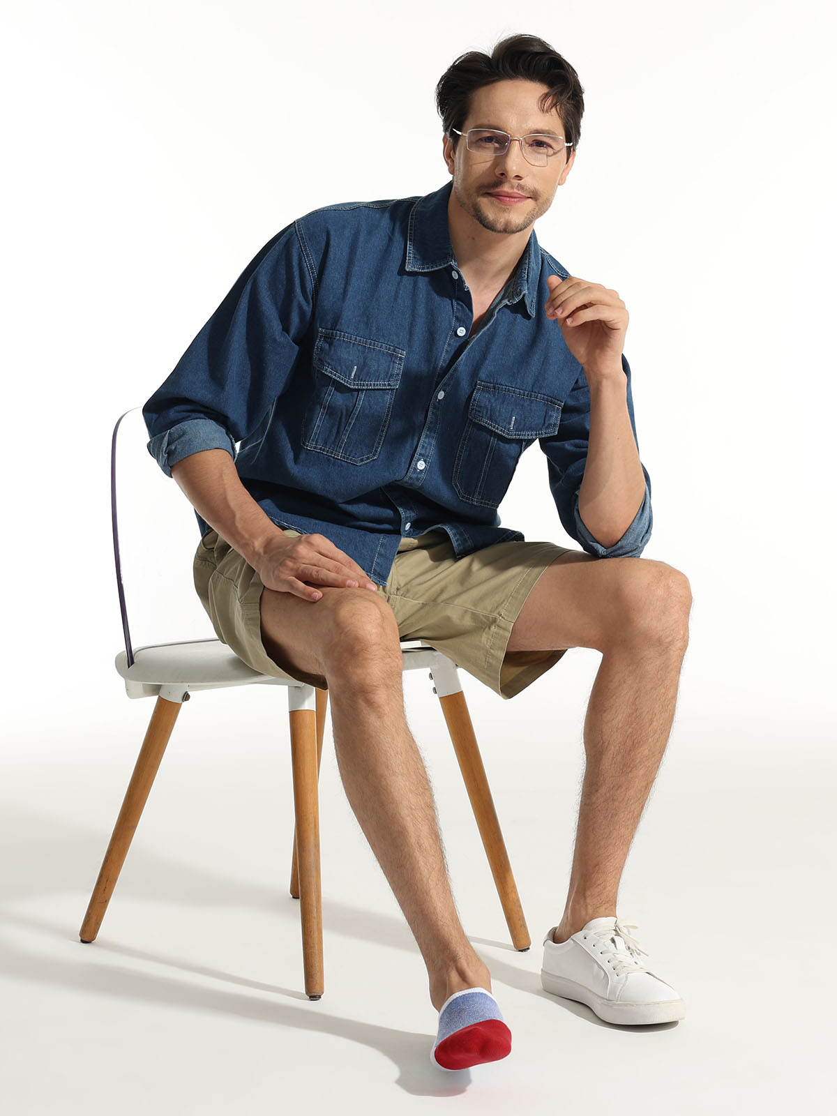 Men's No Show Everyday Colorful Socks