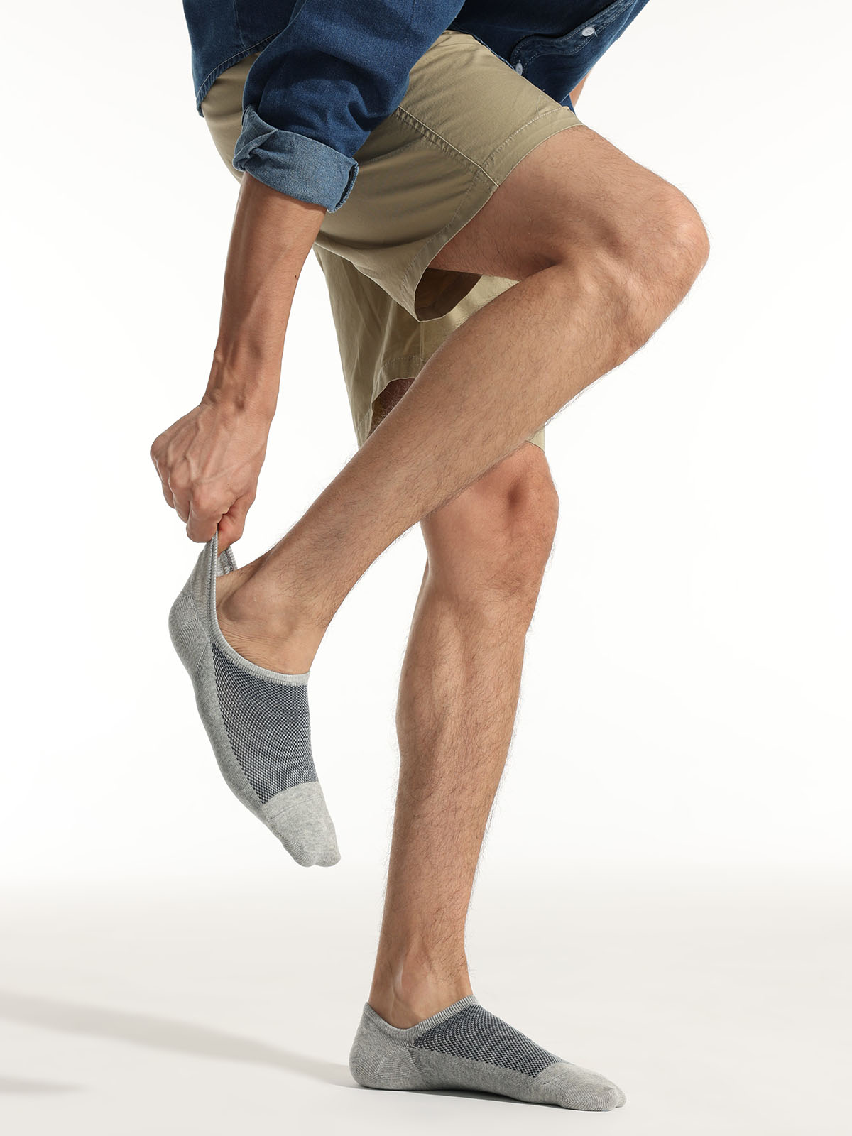 Men's No Show Everyday Colorful Socks
