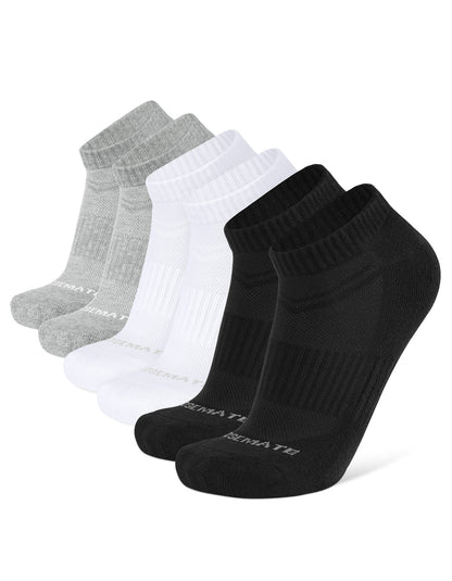 Men's Athletic Cushioned Quarter Socks