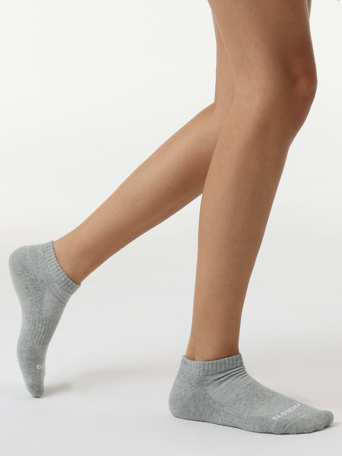 Unisex Athletic Cushioned Quarter Socks