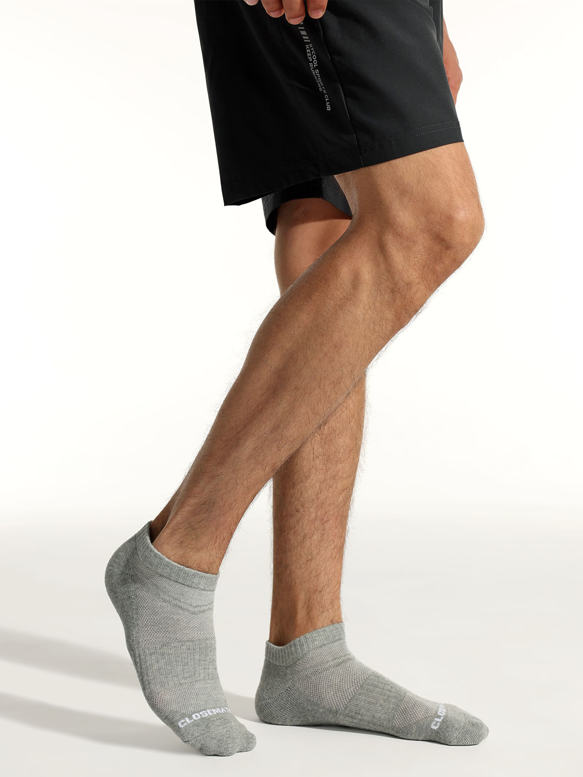 Unisex Athletic Cushioned Quarter Socks