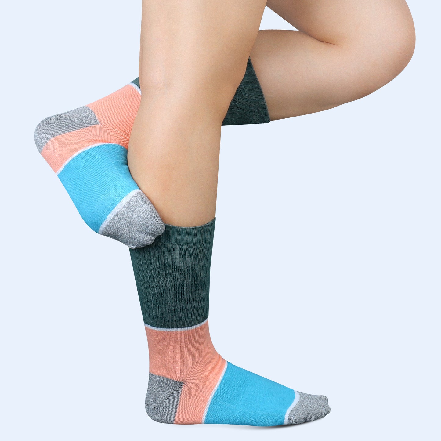 Closemate 6 Pairs Fashion Calf Hiking Socks