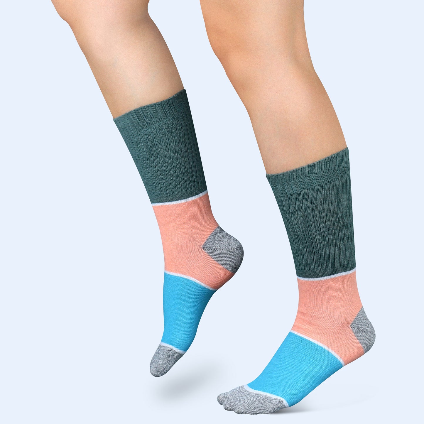 Closemate 6 Pairs Fashion Calf Hiking Socks