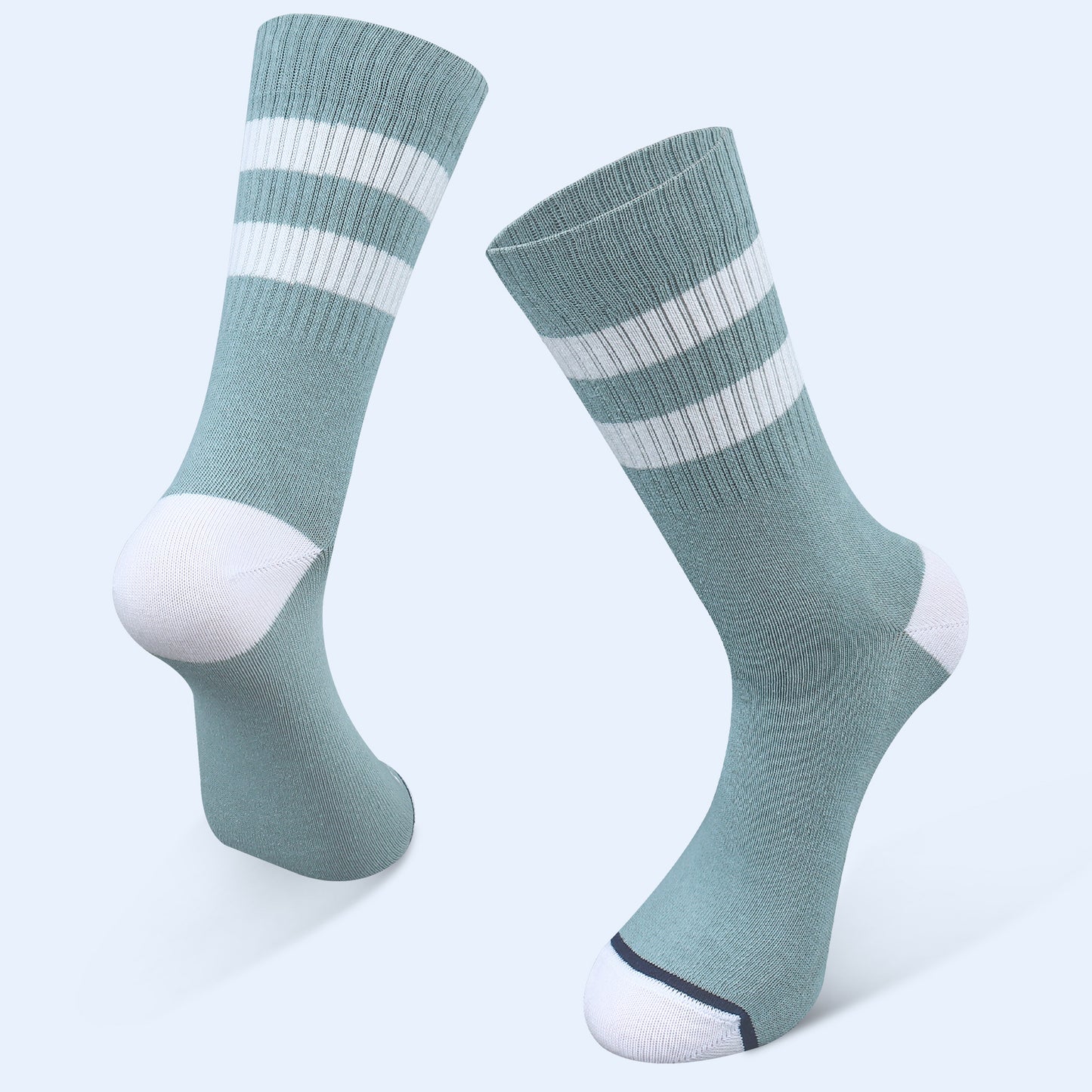 Closemate 6 Pairs Strip Fashion Sport Crew Socks